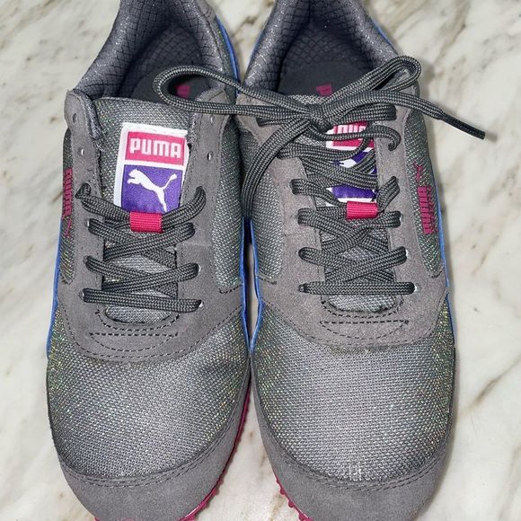 Puma Steeple Glitter Juniors - Picture 5 of 10